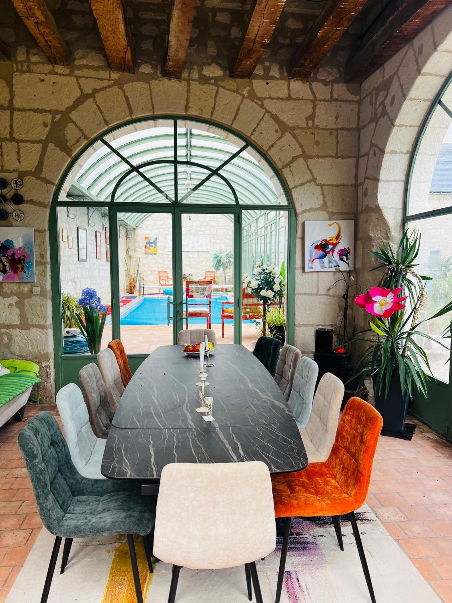 Allonnes  Chateau De La Thibaudiere Bois Savary - Chambre Familiale Du Roi מראה חיצוני תמונה