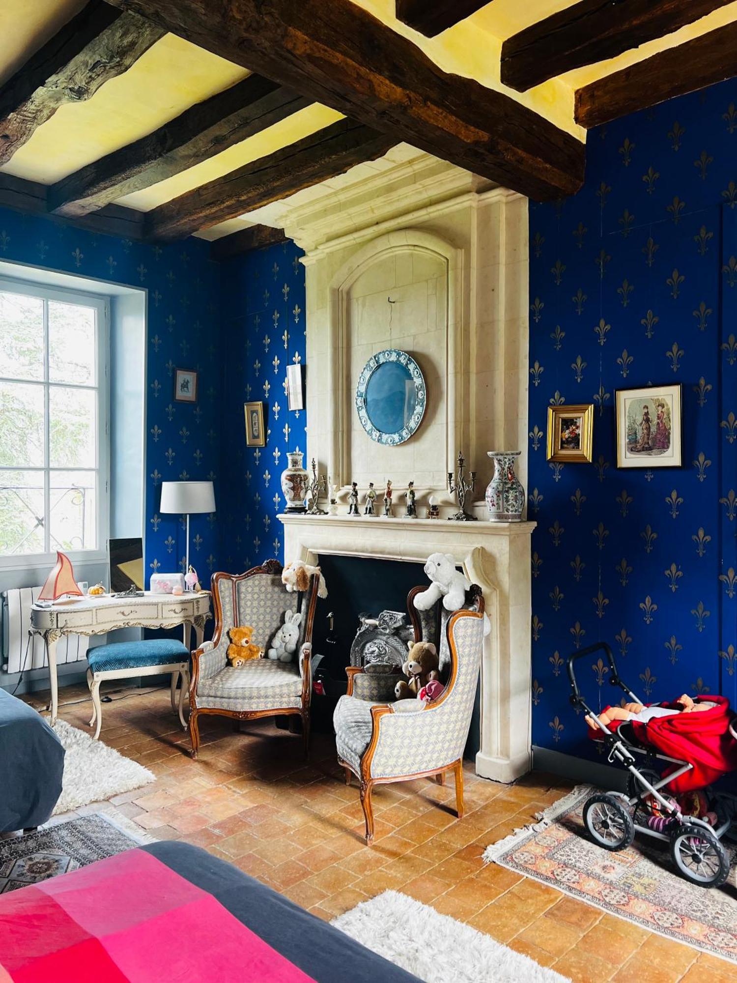 Allonnes  Chateau De La Thibaudiere Bois Savary - Chambre Familiale Du Roi מראה חיצוני תמונה
